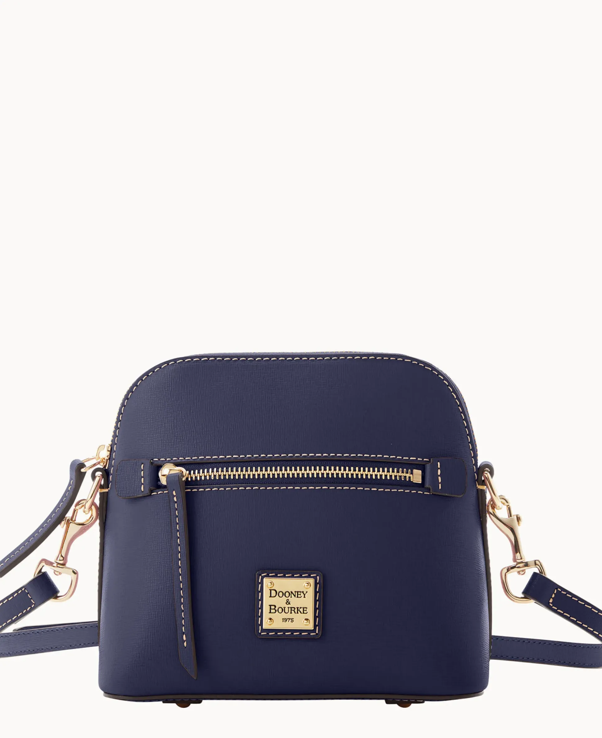 Saffiano Domed Crossbody
