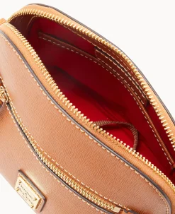 Saffiano Domed Crossbody