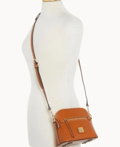 Saffiano Domed Crossbody