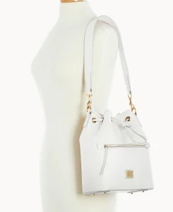 Saffiano Drawstring