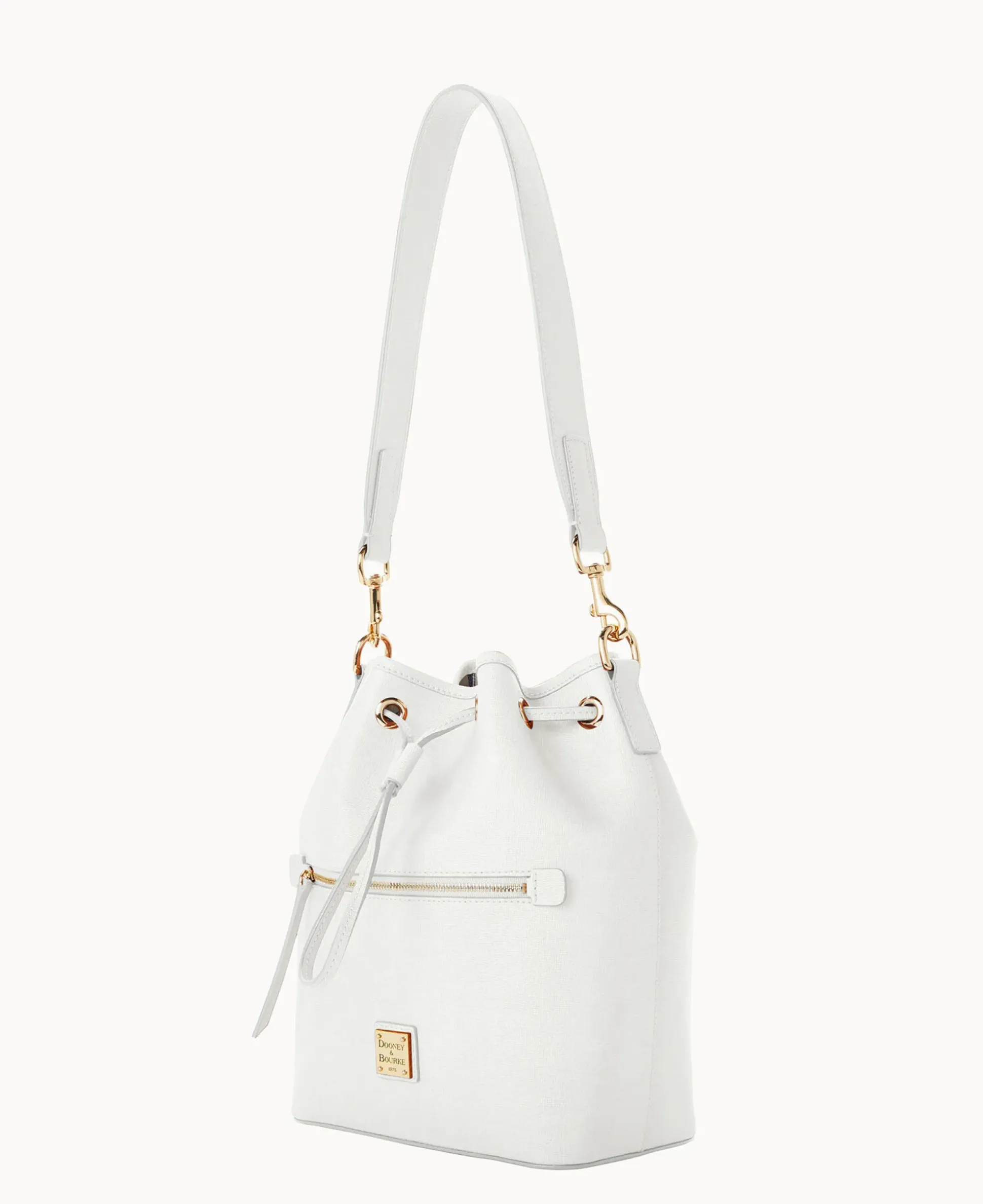 Saffiano Drawstring