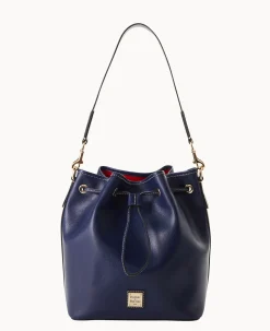 Saffiano Drawstring