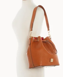 Saffiano Drawstring