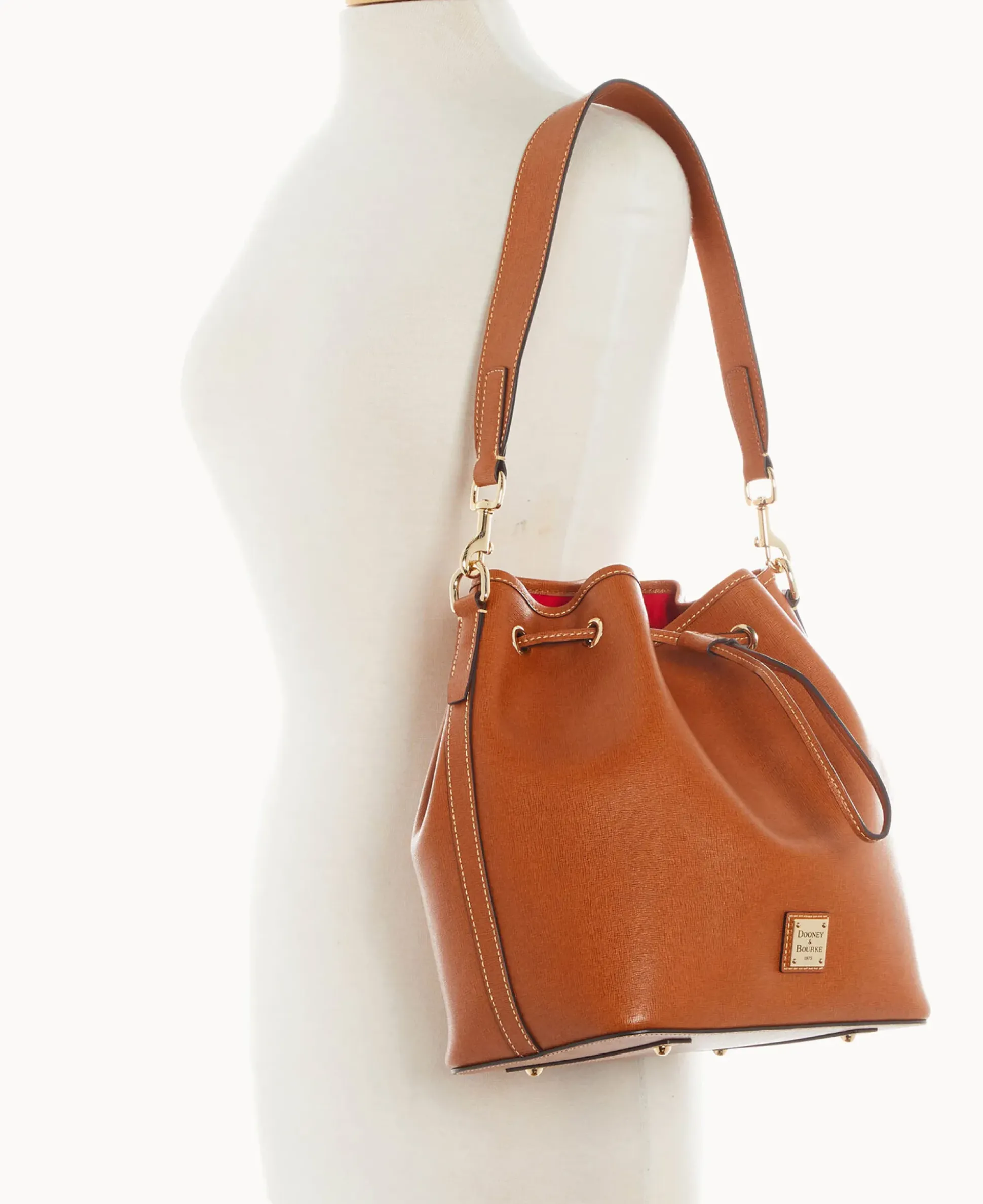 Saffiano Drawstring