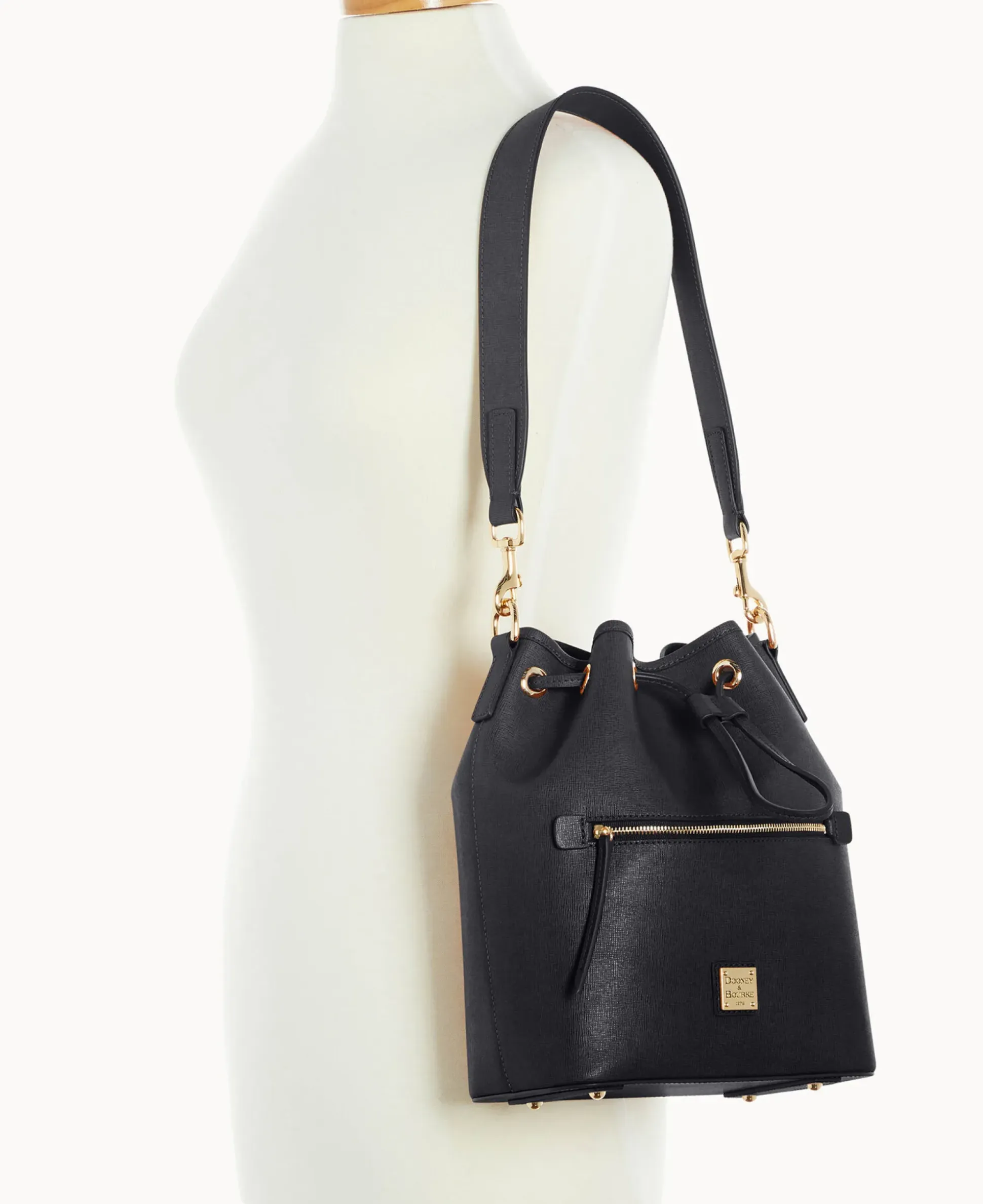 Saffiano Drawstring