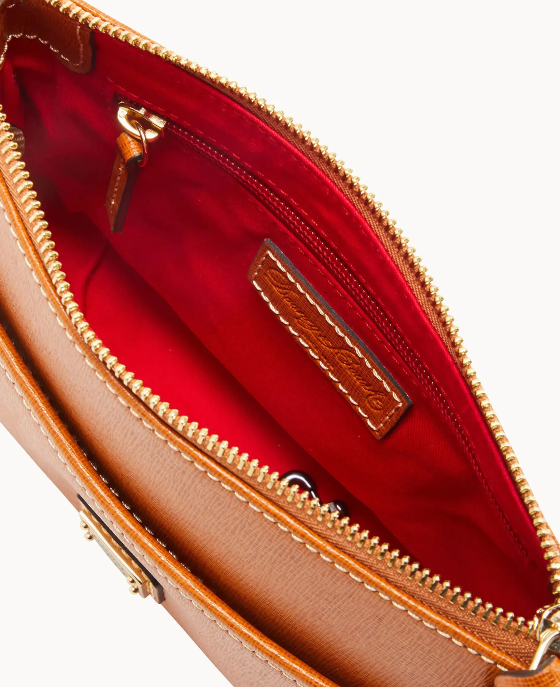 Saffiano Ginger Crossbody