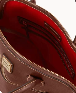 Saffiano Large Domed Satchel