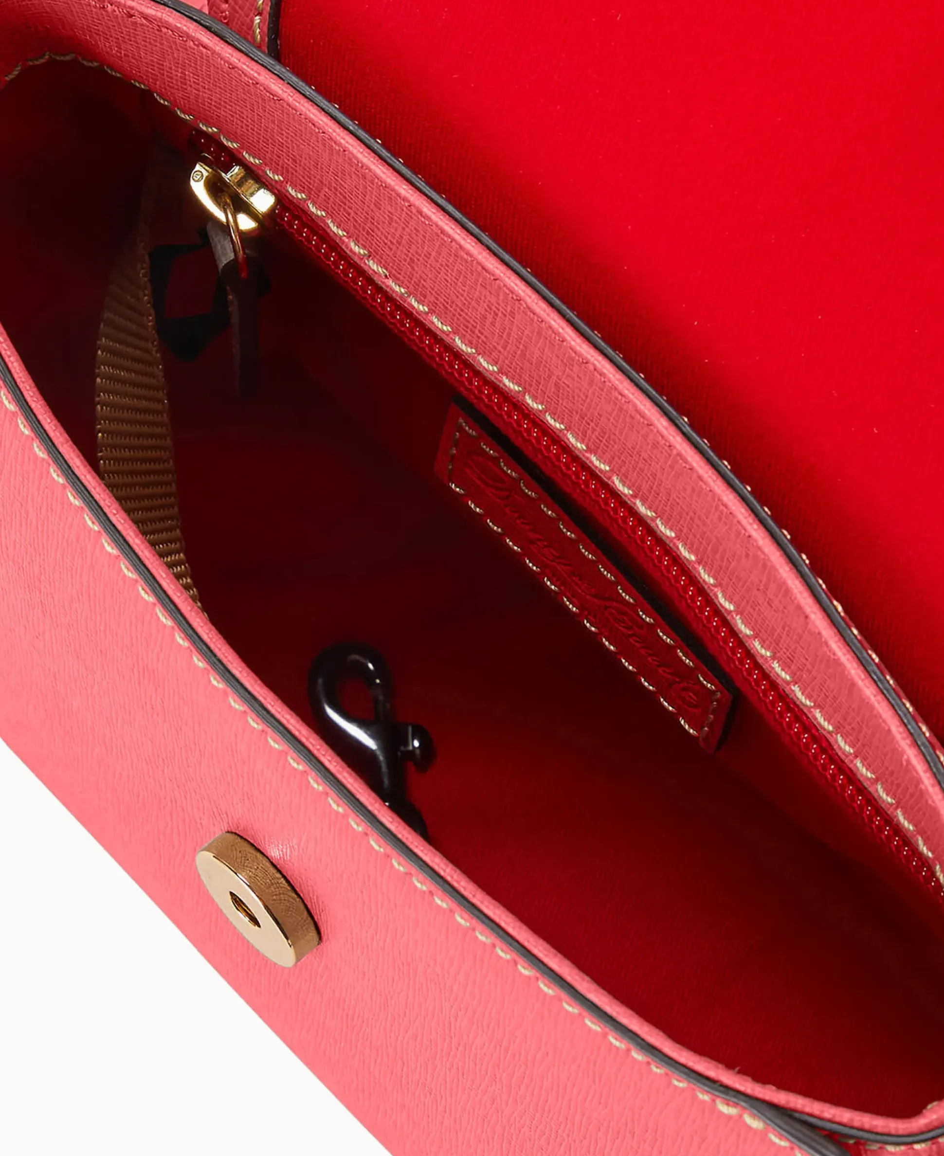 Saffiano Saddle Bag