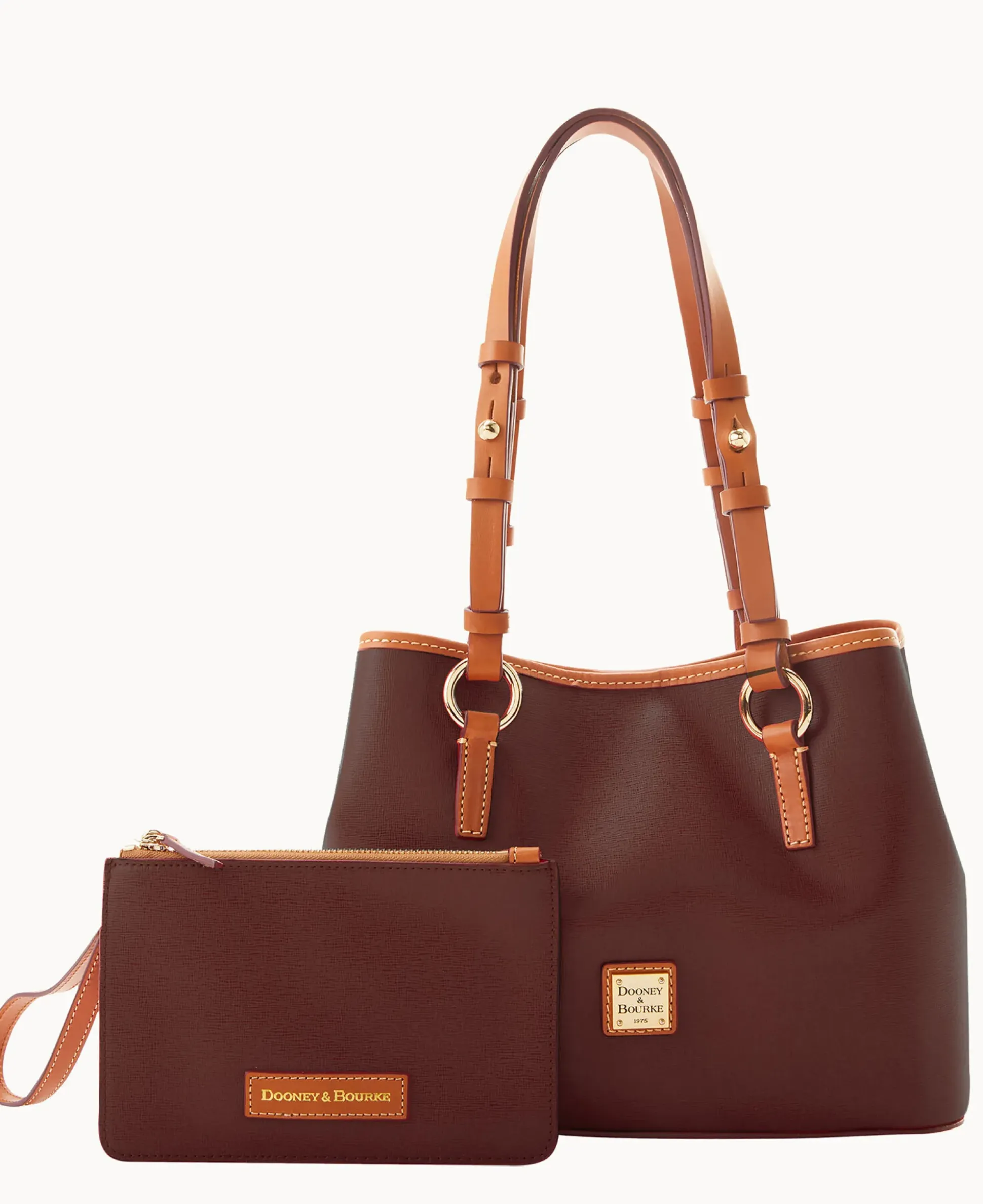 Saffiano Small Briana with Pouch