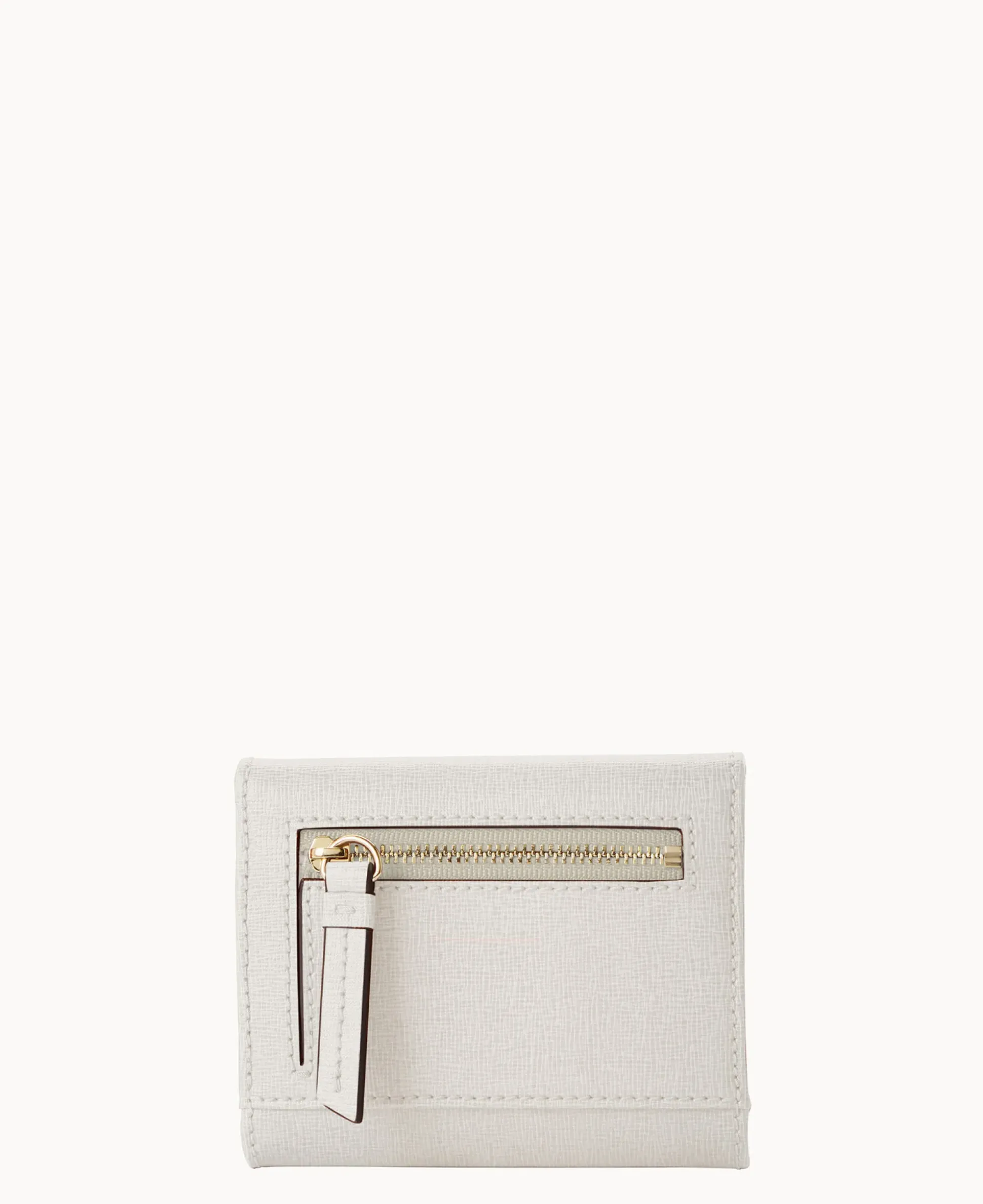 Saffiano Small Flap Credit Card Wallet