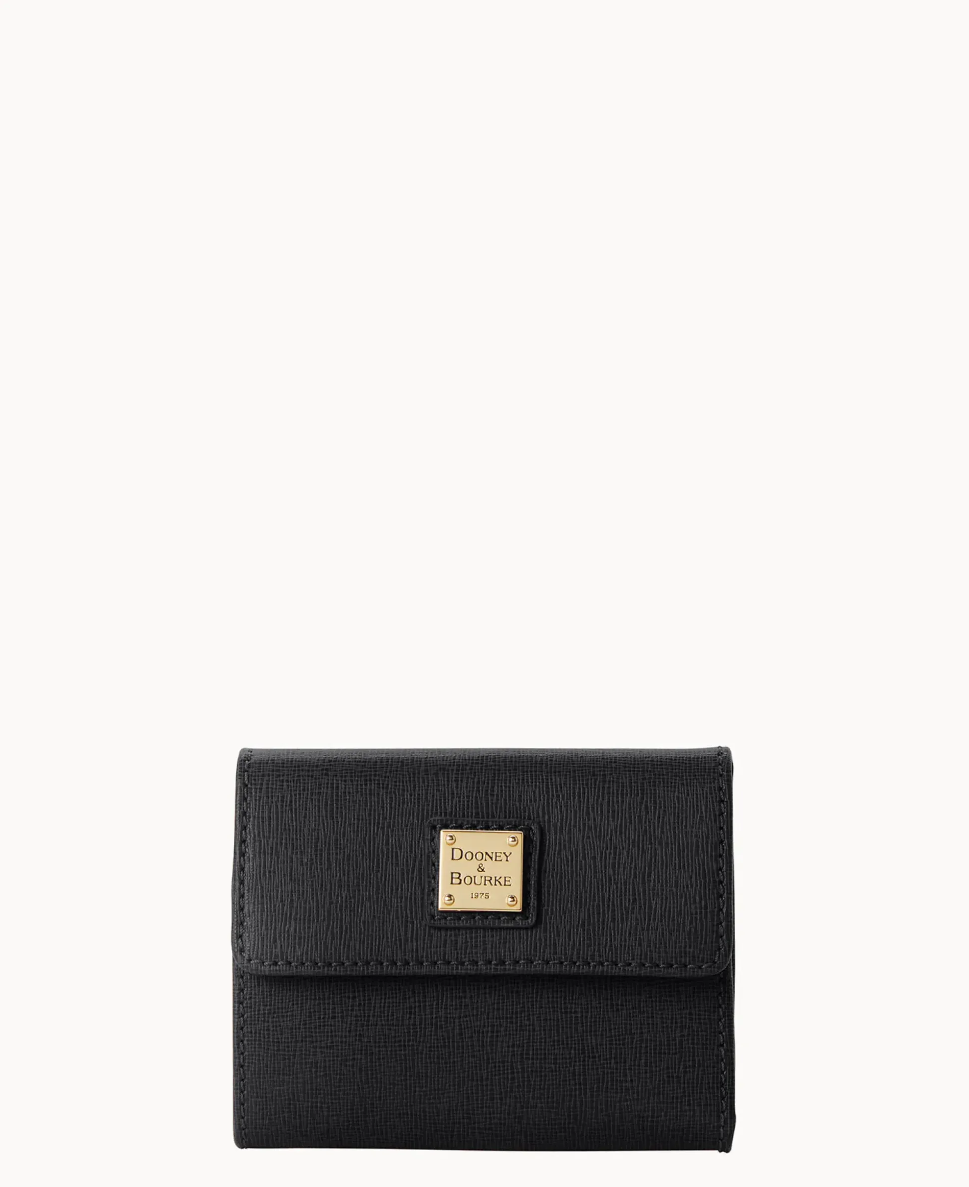 Saffiano Small Flap Credit Card Wallet
