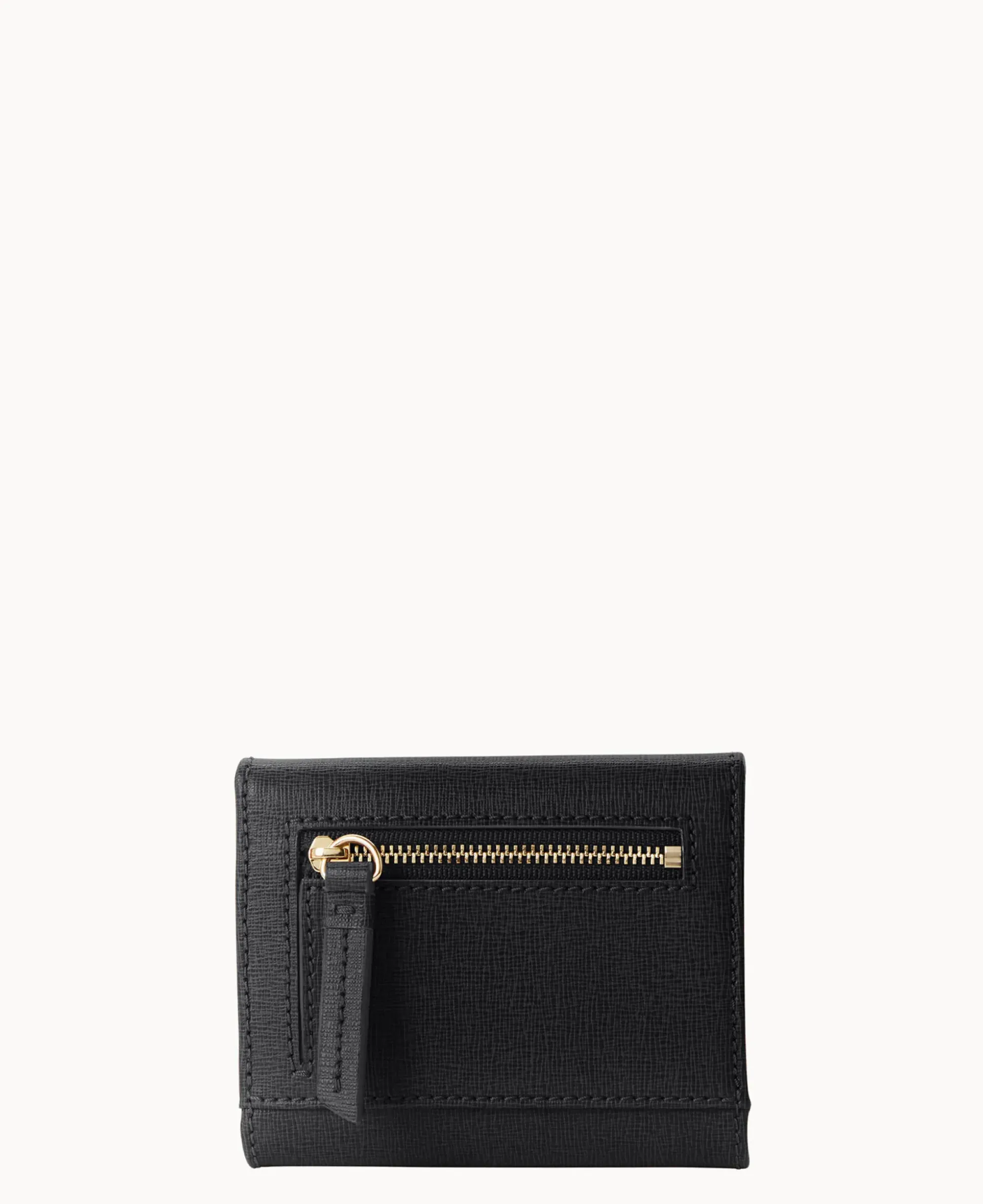 Saffiano Small Flap Credit Card Wallet