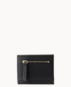 Saffiano Small Flap Credit Card Wallet