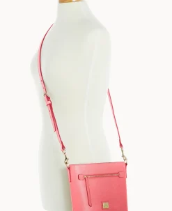 Saffiano Small Zip Crossbody