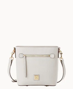 Saffiano Small Zip Crossbody