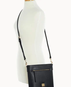 Saffiano Zip Crossbody