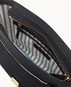 Saffiano Zip Crossbody