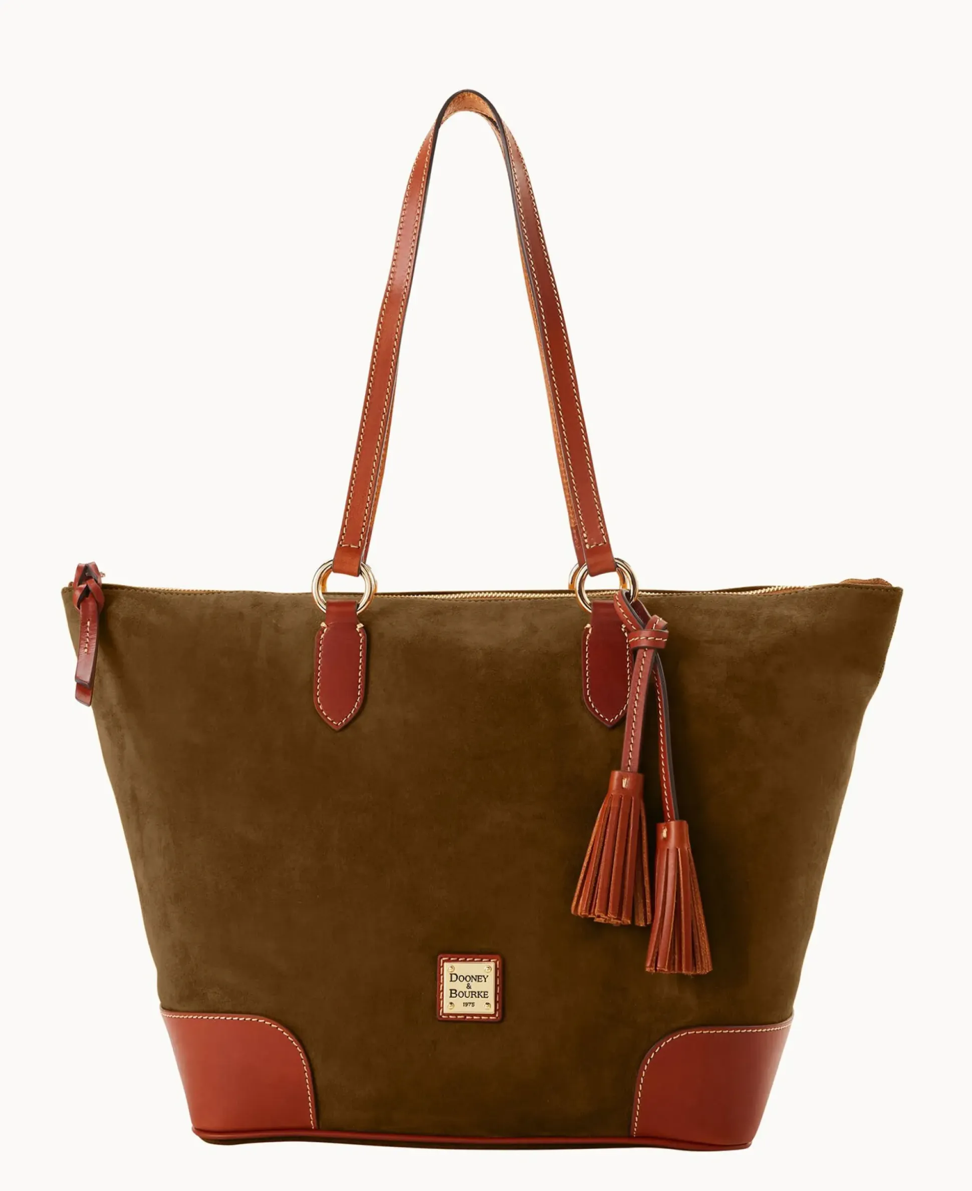 Suede Career Tote