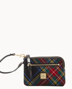 Tartan Zip Around Wristlet