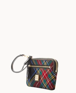 Tartan Zip Around Wristlet