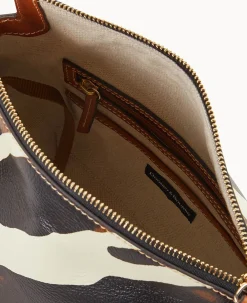 Zebra Leather Satchel 30